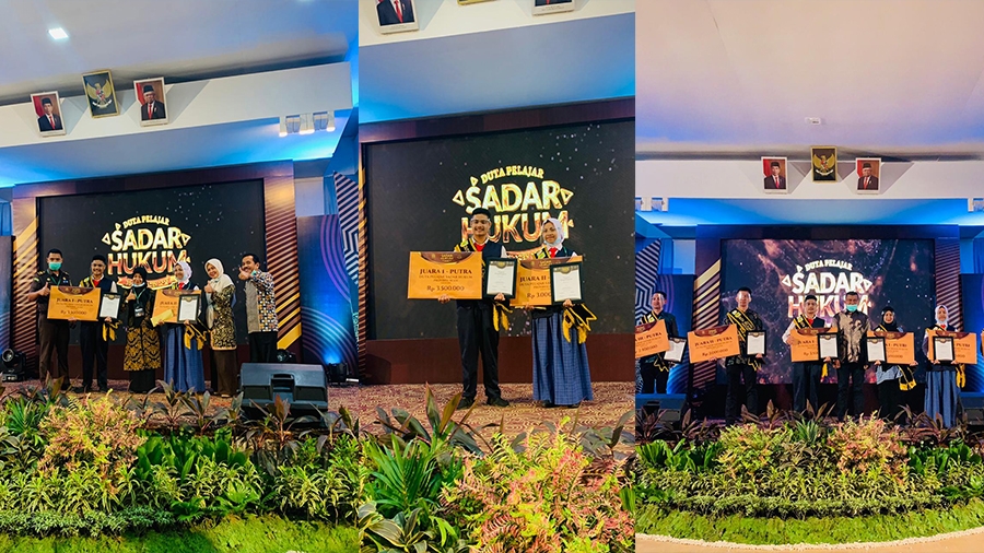 Dua Siswa SMA Negeri Unggul Tunas Bangsa Raih Juara Duta Pelajar Sadar Hukum Provinsi Aceh 2020