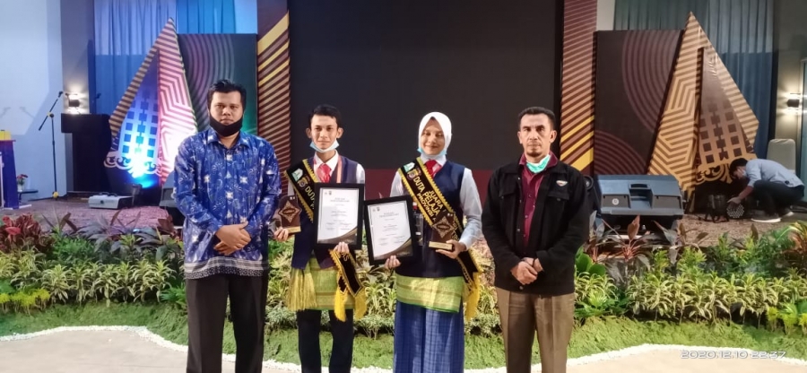 Dua Siswa SMA Negeri Unggul Tunas Bangsa Raih Juara Duta Pelajar Kamtibmas Provinsi Aceh 2020